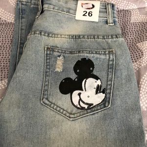 Mickey Mouse jeans size 26